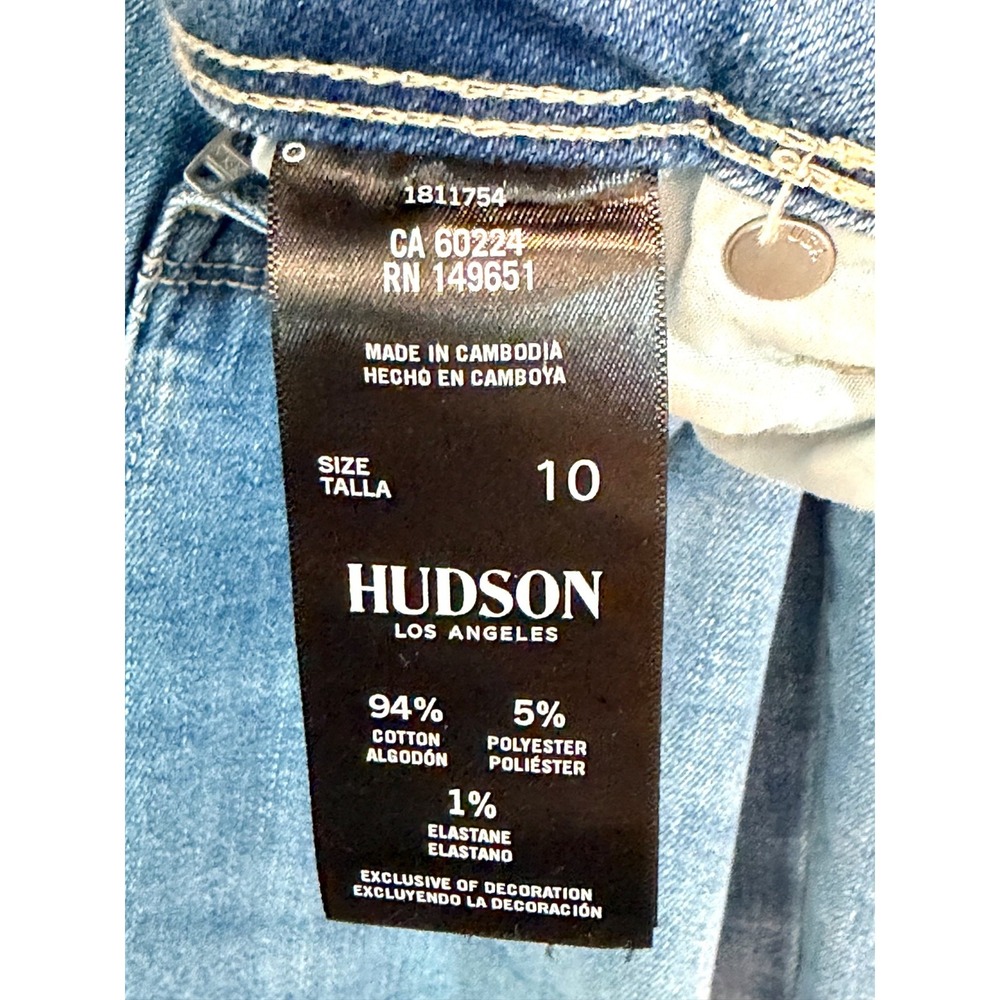 Hudson Signature Bootcut Jeans Women's Size 10 Denim Flap Pocket Casual Basics - Picture 7 of 7